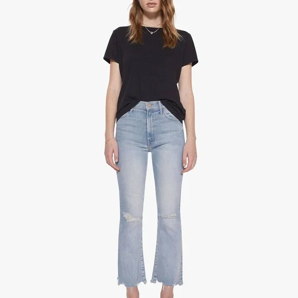 MOTHER Denim Jeans The Hustler Ankle Chew Jean